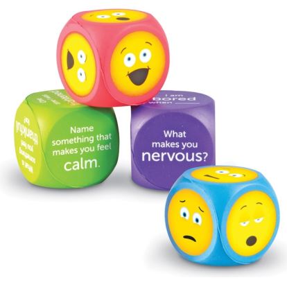 Learning Resources Soft Foam Emoji Cubes1
