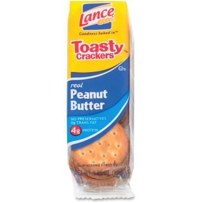 Lance Toasty Peanut Butter Cracker Sandwiches Packs1