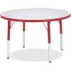 Jonti-Craft Berries Elementary Height Color Edge Round Table1