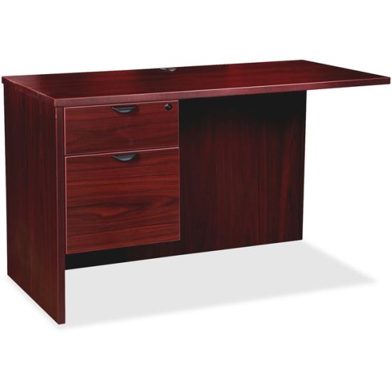 Lorell Prominence 2.0 Mahogany Laminate Box/File Left Return - 2-Drawer1