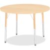 Jonti-Craft Berries Adult Height Maple Top/Edge Round Table1