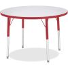 Jonti-Craft Berries Adult Height Color Edge Round Table1