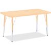 Jonti-Craft Berries Adult Height Maple Top/Edge Rectangle Table1