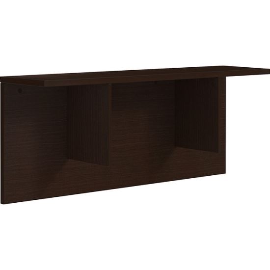 Lorell Prominence 2.0 Espresso Laminate Reception Countertop1