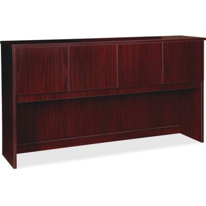 Lorell Prominence 2.0 Mahogany Laminate Hutch1