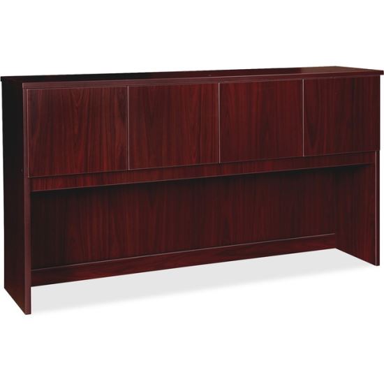 Lorell Prominence 2.0 Mahogany Laminate Hutch1