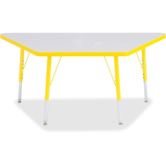 Jonti-Craft Berries Elementary Height Prism Edge Trapezoid Table1