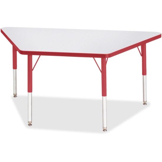 Jonti-Craft Berries Elementary Height Prism Edge Trapezoid Table1