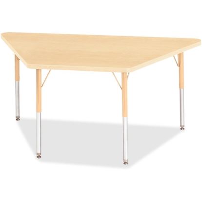 Jonti-Craft Berries Adult-Size Maple Prism Trapezoid Table1