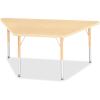 Jonti-Craft Berries Maple Top Elementary Height Trapezoid Table1