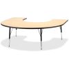 Jonti-Craft Berries Adult Black Edge Horseshoe Table1