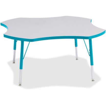 Jonti-Craft Berries Elementary Height Prism Four-Leaf Table1