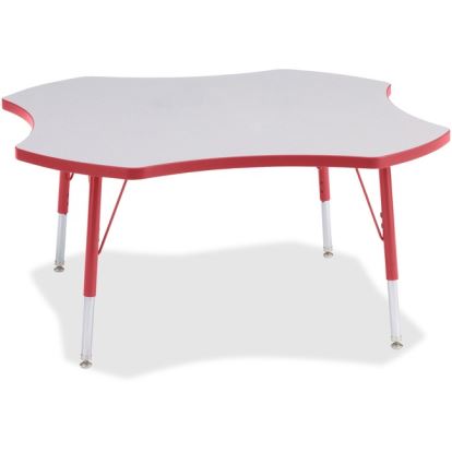 Jonti-Craft Berries Elementary Height Prism Four-Leaf Table1