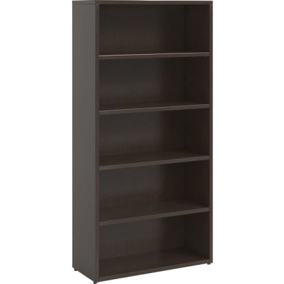 Lorell Prominence Espresso Laminate Bookcase1