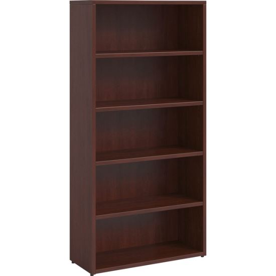 Lorell Prominence Mahogany Laminate Bookcase1