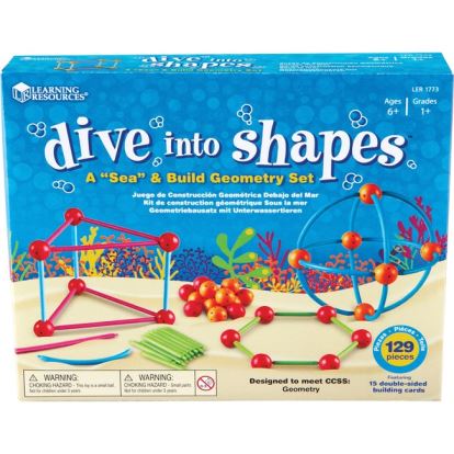 Learning Resources Dive Shapes Sea/Build Geometry Set1