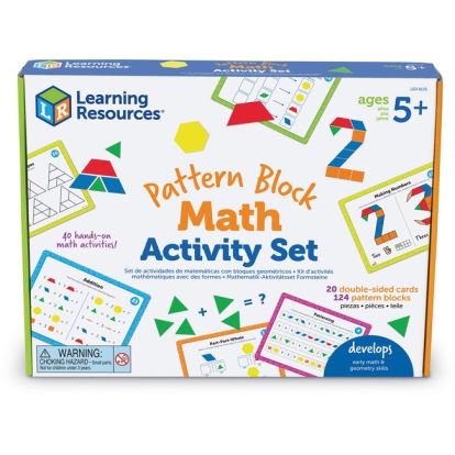 Learning Resources Pattern Block Math Activity Set1