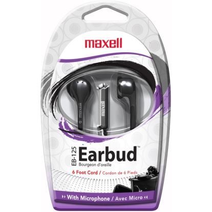 EB125 Earbud with MIC, Black1