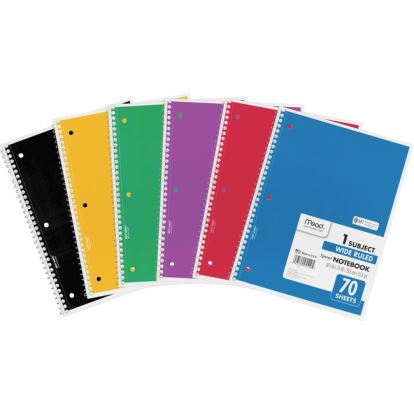 Mead Wide Ruled 1-Subject Notebooks1