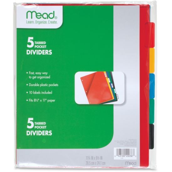 Five Star 5 Tabbed Pocket Dividers1