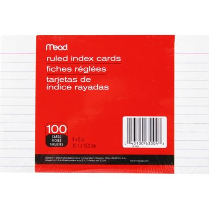 Mead 90 lb Stock Index Cards1