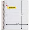 Mead Five Star Wirebound Notebook, 1 Subject, College Ruled, 11" x 8 1/2" , White5