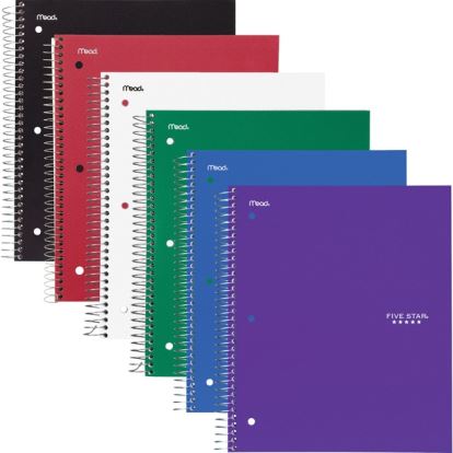 Mead Five Star Subject Spiral Notebook1