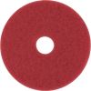 Low-Speed Buffer Floor Pads 5100, 14" Diameter, Red, 5/Carton1