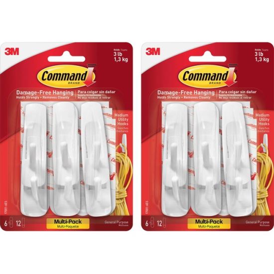 Command Strip Adhesive Hooks1