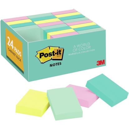 Post-it&reg; Greener Notes Value Pack - Beachside Cafe Color Collection1