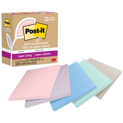 Post-it&reg; Recycled Super Sticky Notes1