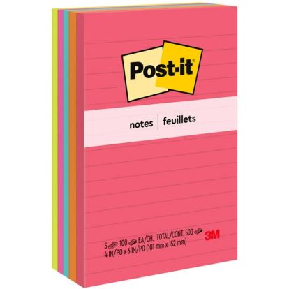 Post-it&reg; Notes Original Notepads - Poptimistic Color Collection1