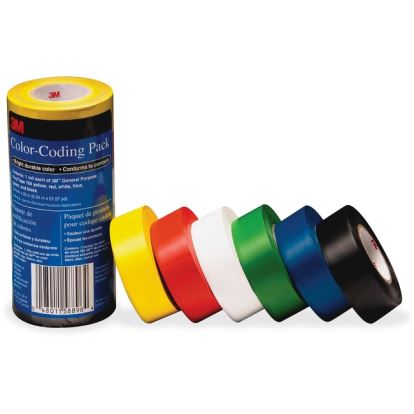 3M Vinyl Tape 764 Color-coding Pack1