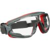 GoggleGear 500Series Safety Goggles, Anti-Fog, Red/Gray Frame, Clear Lens,10/Ctn5