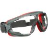 GoggleGear 500Series Safety Goggles, Anti-Fog, Red/Gray Frame, Clear Lens,10/Ctn7