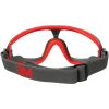 GoggleGear 500Series Safety Goggles, Anti-Fog, Red/Gray Frame, Clear Lens,10/Ctn8