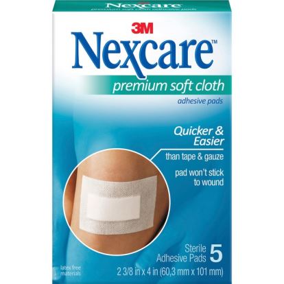 Nexcare Soft Cloth Premium Adhesive Gauze Pad1
