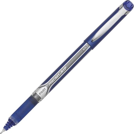 Precise Grip Roller Ball Pen, Stick, Bold 1 mm, Blue Ink, Blue Barrel1