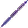 FriXion Clicker Erasable Gel Pen, Retractable, Fine 0.7 mm, Purple Ink, Purple Barrel, Dozen1