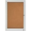 Quartet Enclosed Cork Bulletin Board for Outdoor Use1