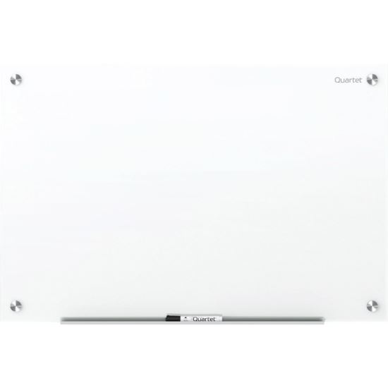 Brilliance Glass Dry-Erase Boards, 96 x 48, White Surface1