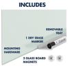 Quartet InvisaMount Vertical Glass Dry-Erase Board - 48x854