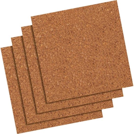 Quartet Frameless Modular Natural Cork Tiles1