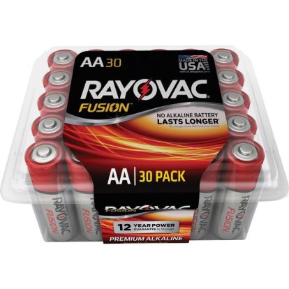 Rayovac Fusion Premium Alkaline AA Batteries Pack1