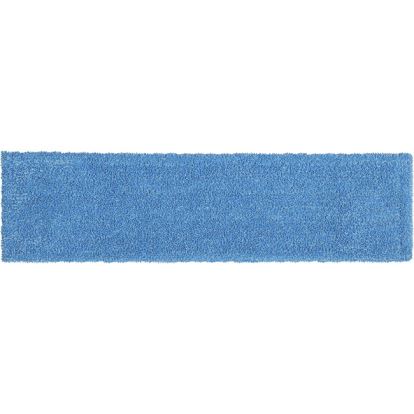 Adaptable Flat Mop Pads, Microfiber, 19.5 x 5.5, Blue1