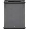 Elevate Decorative Refuse Container, Landfill, 23 gal, 25.14 x 12.8 x 31.5, Pearl Dark Gray1