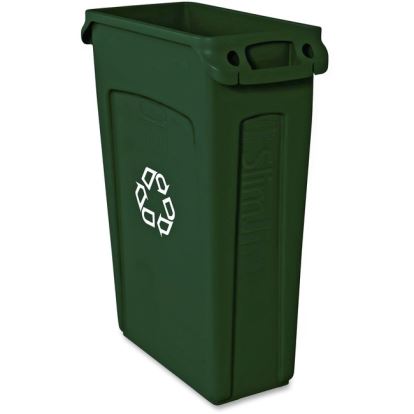 Rubbermaid Commercial Slim Jim 23-Gallon Vented Recycling Containers1