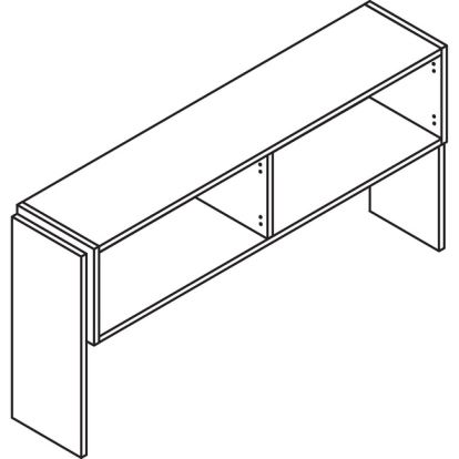 Lacasse C.A. Open Hutch with Adjustable Sides1