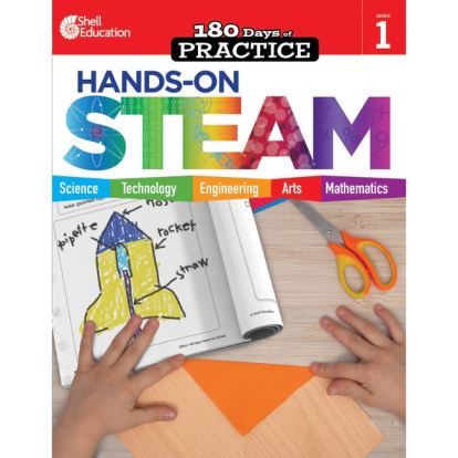 Shell Education 180 Days: Hands-On STEAM: Grade 1 Printed Book1