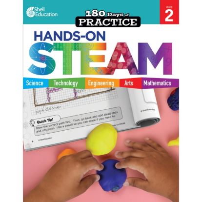 Shell Education 180 Days: Hands-On STEAM: Grade 2 Printed Book1